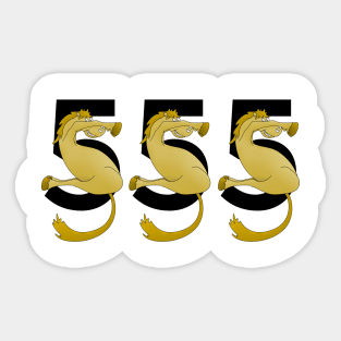 Pony 555 Sticker